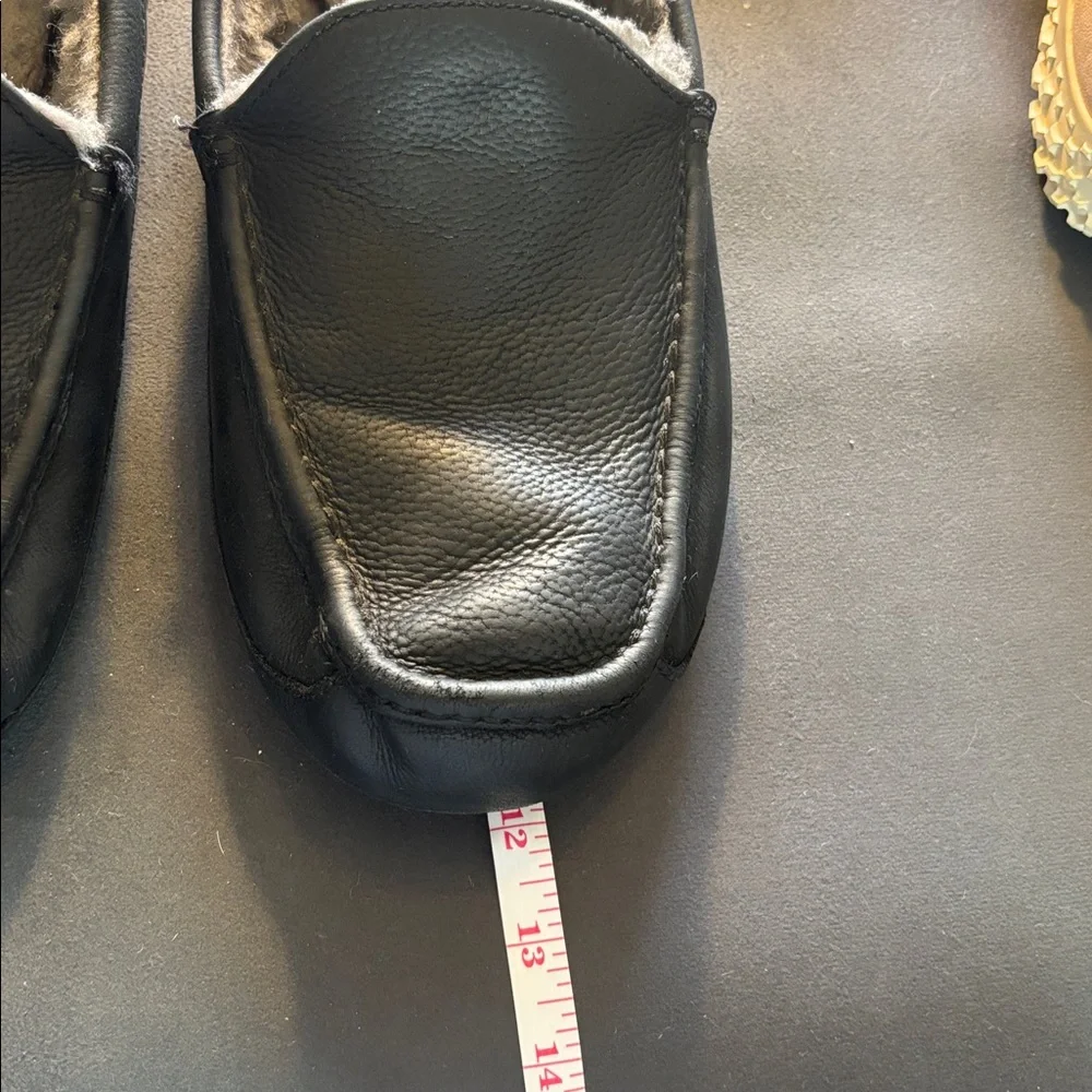 Ugg Men's Black Leather Loafers
